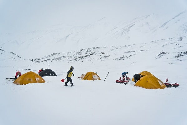 poolexpeditie in Spitsbergen