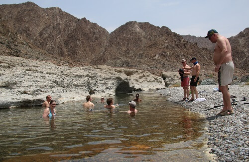 Zwemmen in Oman