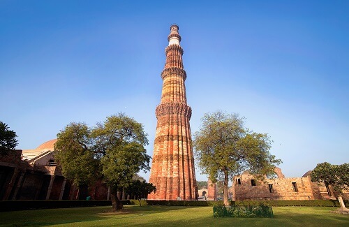 Noord India rondreis - Delhi Qutub Minar